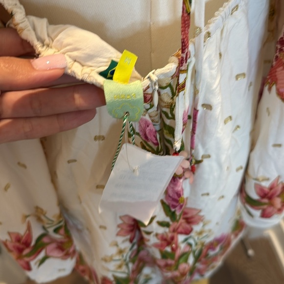 FARM Rio Summer Floral Mini Short Dress Size M - Picture 8 of 10